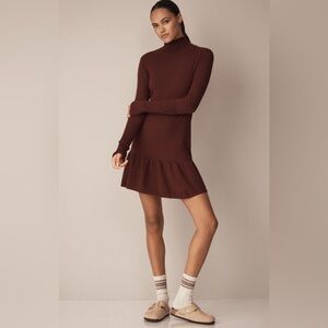 open lace back dress By Anthropologie Sequin Drape-Back Mini Dress  katie + hubbell